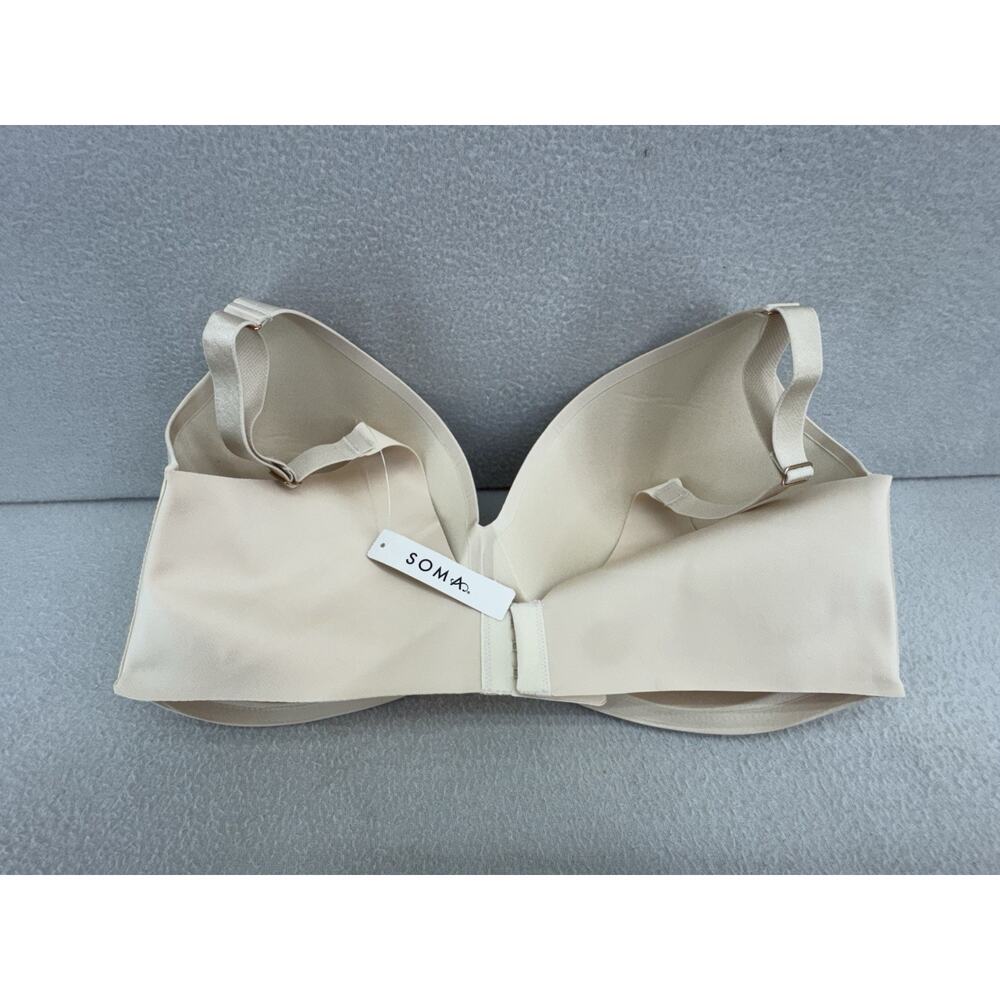 Soma Vanishing Back Full Coverage T-Shirt Bra Beige 38DD NWT READ - Picture 2 of 8
